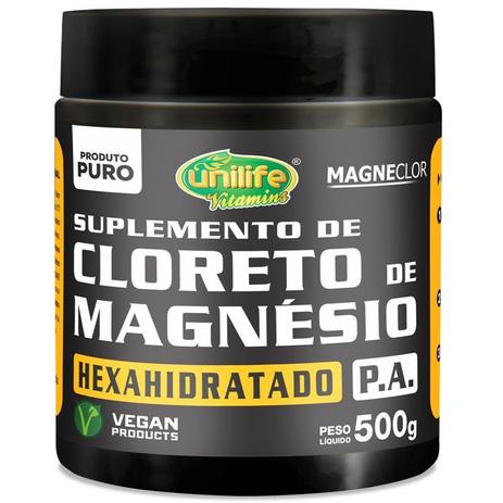 Cloreto de Magnésio Hexahidratado P.A Unilife 500g em pó é boa?