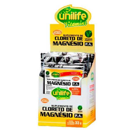Cloreto de Magnésio P.A. - 10 Sachês de 33g - Unilife é boa?