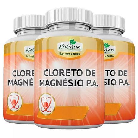 Cloreto de Magnésio P.A. - 3 unidades de 120 cápsulas - Katigua é boa?