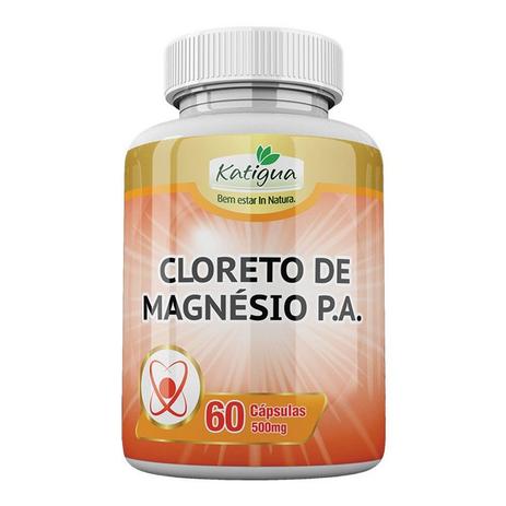 Cloreto de Magnésio P.A. - 60 cápsulas - Katigua Menor preço em Cloreto de Magnésio P.A. - 60 cápsulas - Katigua