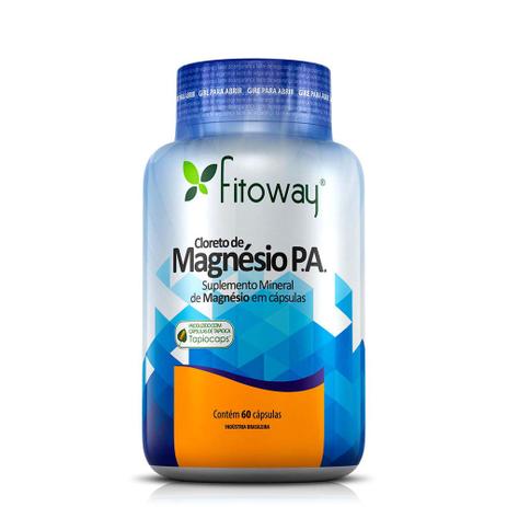 Cloreto de magnésio p.a. fitoway - 60 caps é ruim? Cloreto de magnésio p.a. fitoway - 60 caps é boa?