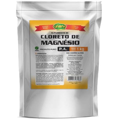 Cloreto de Magnésio P.A Unilife 1kg Menor preço em Cloreto de Magnésio P.A Unilife 1kg