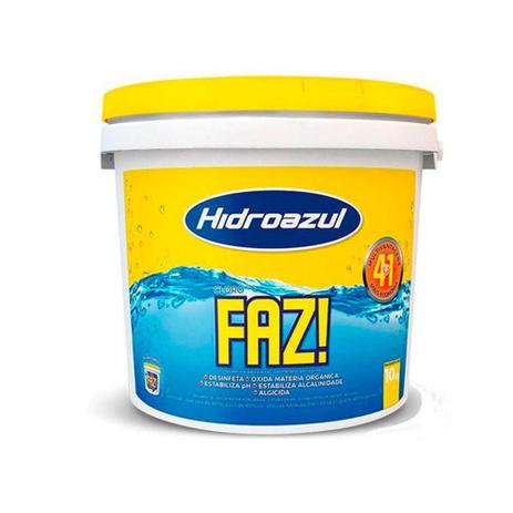Cloro Granulado Faz Hidroazul - 10kg Menor preço em Cloro Granulado Faz Hidroazul - 10kg