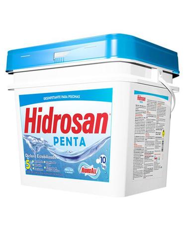 Cloro Granulado Hidrosan Penta Balde 10 kg - Hidroall Menor preço em Cloro Granulado Hidrosan Penta Balde 10 kg - Hidroall