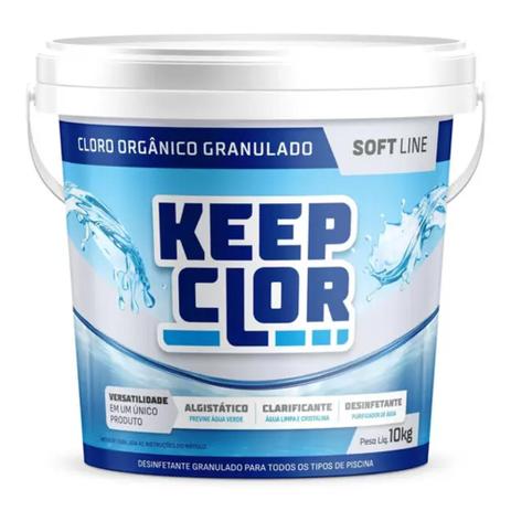 cloro granulado keep clor - 10kg Menor preço em cloro granulado keep clor - 10kg