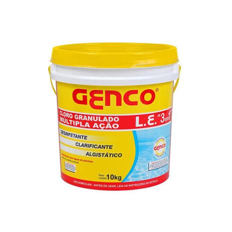 Cloro Granulado Multi Ação 3 com 10kg - Genco é ruim? Cloro Granulado Multi Ação 3 com 10kg - Genco é boa?