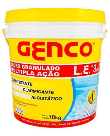 Cloro Multipla Ação 3 Em 1 Granulado 10kg Genco L.E. - SUVINIL é boa?