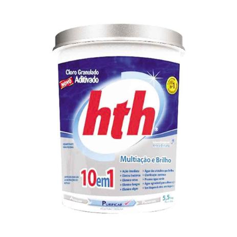 Cloro para piscina granulado aditivado Mineral Brilliance 5,5Kg HTH é boa?