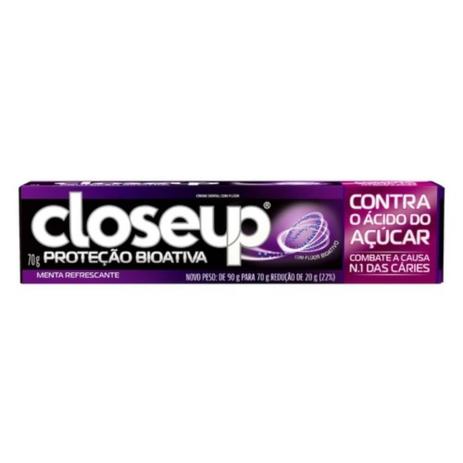 Close Up Proteção Bioativa Creme Dental 70g Menor preço em Close Up Proteção Bioativa Creme Dental 70g