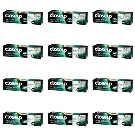 Close Up White Attraction Creme Dental Natural Glow 70g (Kit C/12) é boa?