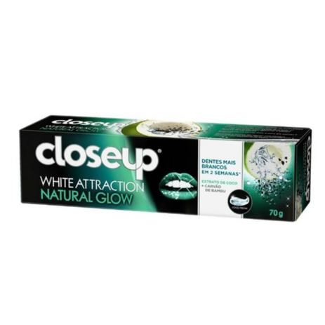 Close Up White Attraction Creme Dental Natural Glow 70g Menor preço em Close Up White Attraction Creme Dental Natural Glow 70g