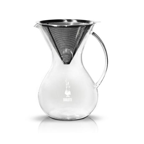 Coador sem filtro de Papel Pour Over Aço Inox Jarra Bialetti Menor preço em Coador sem filtro de Papel Pour Over Aço Inox Jarra Bialetti