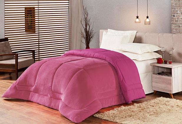 Coberdrom Casal Queen Felpudo Edredom Dupla Face Pink - Casa palazio Menor preço em Coberdrom Casal Queen Felpudo Edredom Dupla Face Pink - Casa palazio