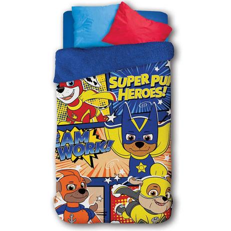 Coberdrom Fleece Dupla Face Patrulha Canina - Lepper - Companhia fabril lepper Menor preço em Coberdrom Fleece Dupla Face Patrulha Canina - Lepper - Companhia fabril lepper