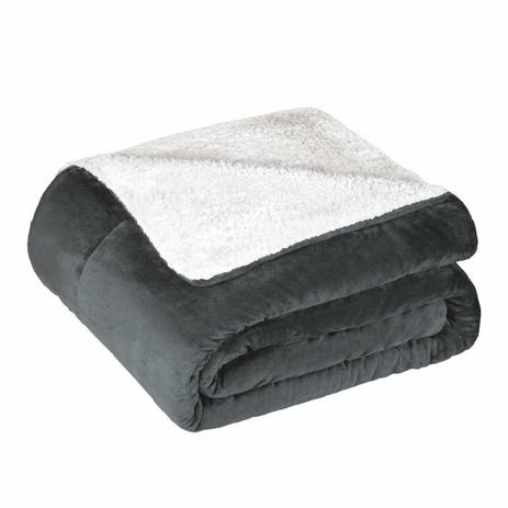 Coberdrom Fleece Dupla Face Queen Estampado Sublime Lepper Cinza 2,40mx2,60m Menor preço em Coberdrom Fleece Dupla Face Queen Estampado Sublime Lepper Cinza 2,40mx2,60m