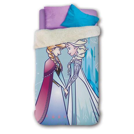 Coberdrom Infantil Frozen Poliéster Azul Claro - Lepper Menor preço em Coberdrom Infantil Frozen Poliéster Azul Claro - Lepper