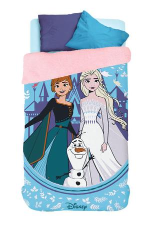 Coberdrom Infantil Solteiro Dupla Face Frozen - Lepper Menor preço em Coberdrom Infantil Solteiro Dupla Face Frozen - Lepper