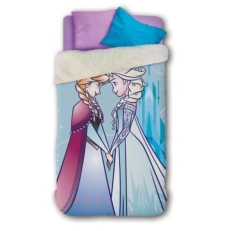 Coberdrom Solteiro Infantil Sherpa Dupla Face Frozen Lepper Menor preço em Coberdrom Solteiro Infantil Sherpa Dupla Face Frozen Lepper