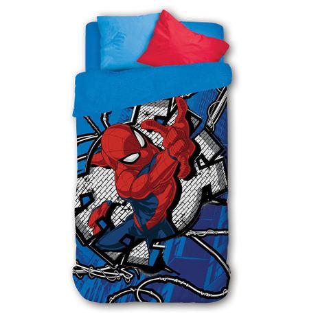 Coberdrom Solteiro Infantil Sherpa Dupla Face Homem Aranha Lepper Menor preço em Coberdrom Solteiro Infantil Sherpa Dupla Face Homem Aranha Lepper