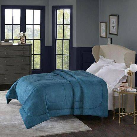 Cobertor Alaska King Arquimedes Azul Adriático Home Design - Corttex Menor preço em Cobertor Alaska King Arquimedes Azul Adriático Home Design - Corttex