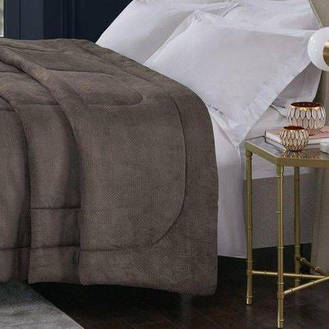 Cobertor Alaska King Arquimedes Taupe Home Design - Corttex Menor preço em Cobertor Alaska King Arquimedes Taupe Home Design - Corttex