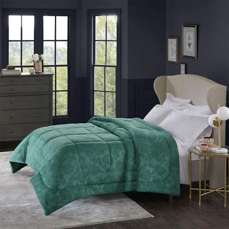 Cobertor Alaska Queen Poeme Esmeralda - 100 Poliéster - Home Design - Corttex Menor preço em Cobertor Alaska Queen Poeme Esmeralda - 100 Poliéster - Home Design - Corttex