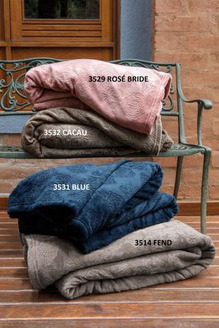 Cobertor Blanket Jacquard Blue Queen Kacyumara Menor preço em Cobertor Blanket Jacquard Blue Queen Kacyumara