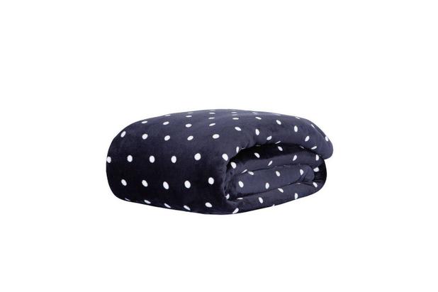 Cobertor Blanket Vintage Poá Marinho Queen Kacyumara é boa?