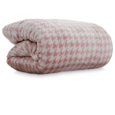 Cobertor Casal Flannel Loft Estampado Poule - Camesa Menor preço em Cobertor Casal Flannel Loft Estampado Poule - Camesa
