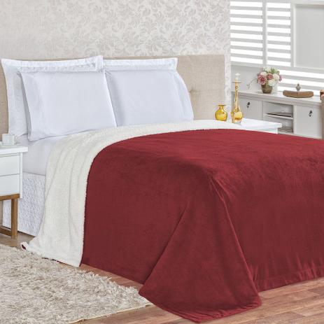 Cobertor Casal King Alaska Sherpa e Manta Microfibra 1 Peça - Vermelho - Bia enxovais Menor preço em Cobertor Casal King Alaska Sherpa e Manta Microfibra 1 Peça - Vermelho - Bia enxovais