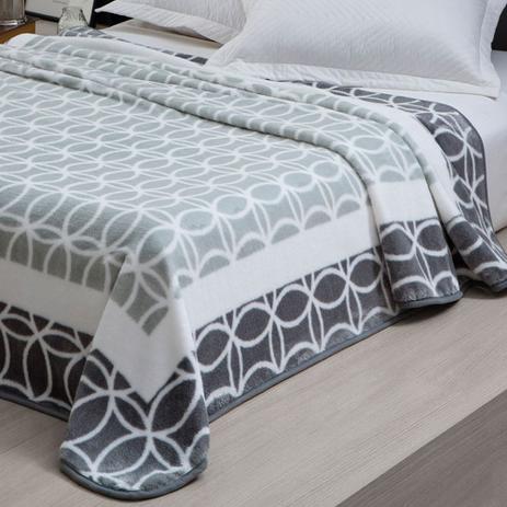 Cobertor Casal Raschel Marvin - Cinza 180x220m - Corttex Menor preço em Cobertor Casal Raschel Marvin - Cinza 180x220m - Corttex