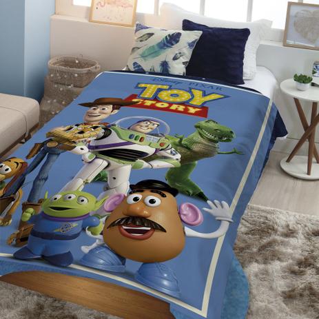 Cobertor com Sherpa Jolitex Solteiro Digital Disney Toy Story é boa?