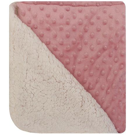 Cobertor de Bebê Laço Sherpam Dots Rosa - Laço bebê é boa?