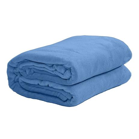 Cobertor de Microfibra Solteiro Sultan 160 x 220cm 300 g/m² - Azul é boa?