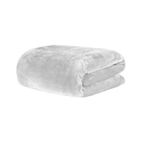 Cobertor em microfibra 300g Kacyumara Blanket casal branco Menor preço em Cobertor em microfibra 300g Kacyumara Blanket casal branco