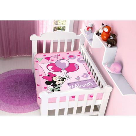 Cobertor Infantil Disney Baby Minnie Festa 100 Poliéster - Jolitex Menor preço em Cobertor Infantil Disney Baby Minnie Festa 100 Poliéster - Jolitex