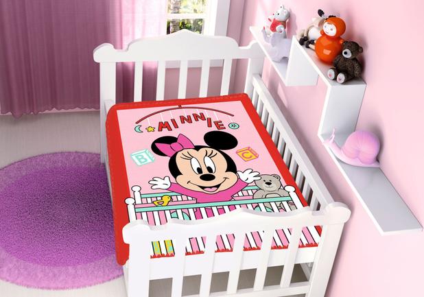 Cobertor Jolitex Infantil Berço Bebê Disney Minnie Bercinho Menor preço em Cobertor Jolitex Infantil Berço Bebê Disney Minnie Bercinho