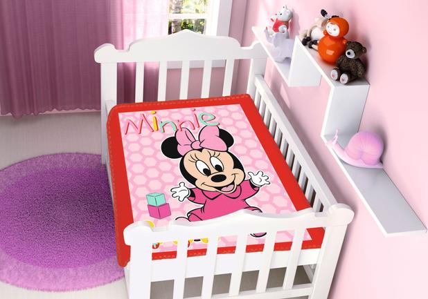 Cobertor Jolitex Infantil Berço Bebê Disney Minnie Menor preço em Cobertor Jolitex Infantil Berço Bebê Disney Minnie