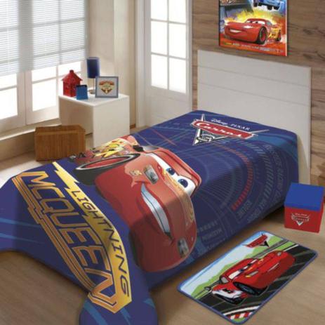 Cobertor Jolitex Solteiro Raschel Macio Disney Carros Mcqueen Menor preço em Cobertor Jolitex Solteiro Raschel Macio Disney Carros Mcqueen