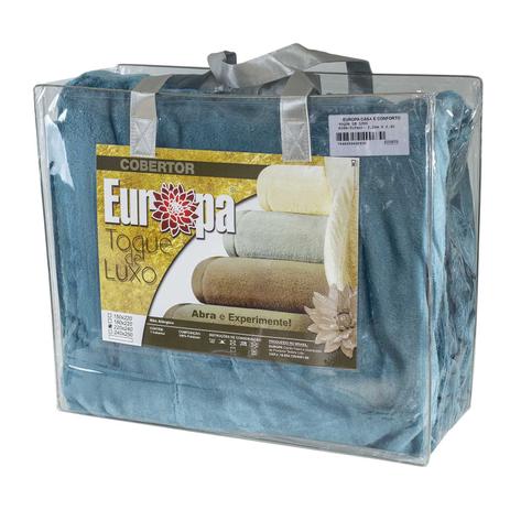 Cobertor King Size Europa Toque de Luxo 240 x 250cm - Tifani Menor preço em Cobertor King Size Europa Toque de Luxo 240 x 250cm - Tifani