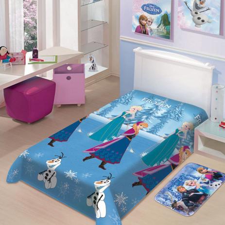 Cobertor Manta Microfibra Solteiro Disney Frozen Neve Jolitex Ternille Menor preço em Cobertor Manta Microfibra Solteiro Disney Frozen Neve Jolitex Ternille