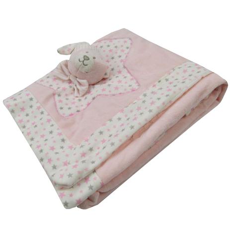 Cobertor manta soft naninha rosa - Incomfral Menor preço em Cobertor manta soft naninha rosa - Incomfral