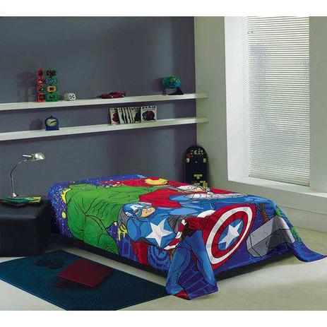 Cobertor Manta Solteiro Fleece Estampada Avengers mod 2 - Lepper Menor preço em Cobertor Manta Solteiro Fleece Estampada Avengers mod 2 - Lepper