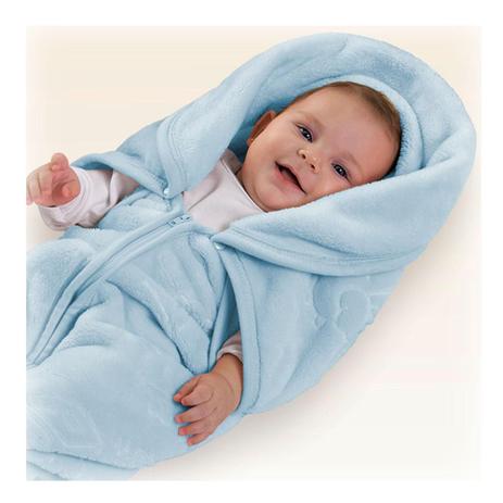 Cobertor menino Baby Sac com relevo Jolitex Menor preço em Cobertor menino Baby Sac com relevo Jolitex