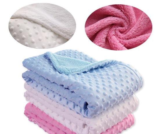 Cobertor Para Bebê Microfibra De Bolinhas camada dupla - Betininha Moda e Estilo é boa?