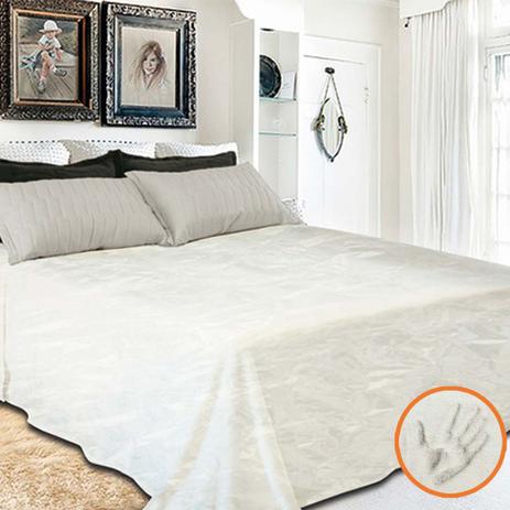Cobertor Queen Size Europa Toque de Luxo 220 x 240cm - Marfim Menor preço em Cobertor Queen Size Europa Toque de Luxo 220 x 240cm - Marfim