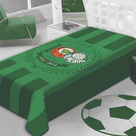 Cobertor Solteiro Jolitex Raschel Palmeiras Palestra Menor preço em Cobertor Solteiro Jolitex Raschel Palmeiras Palestra