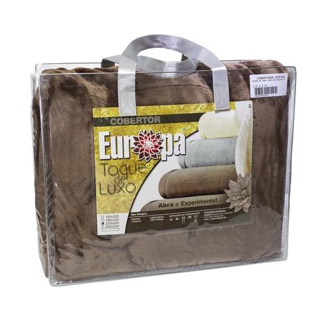 Cobertor Super King Size Europa Toque de Luxo 240 x 280cm - Marrom é boa?