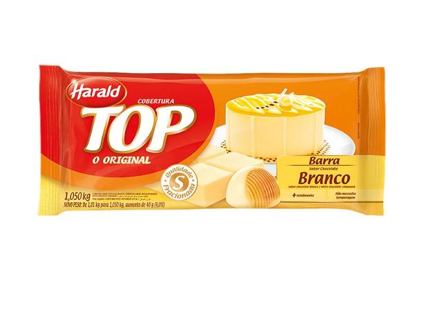 Cobertura Barra Chocolate Branco 1,05kg Harald - Festabox Menor preço em Cobertura Barra Chocolate Branco 1,05kg Harald - Festabox