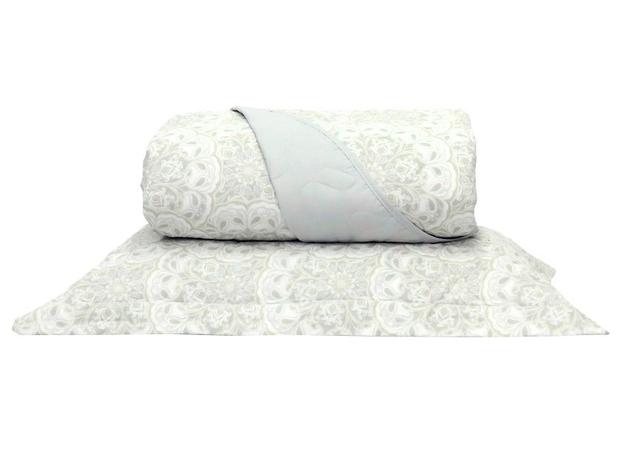 Cobre-leito Casal 200 Fios Santista - Platinum Thais 3 Peças Menor preço em Cobre-leito Casal 200 Fios Santista - Platinum Thais 3 Peças
